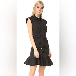 Veronica Beard gathered shirt dress. , sz : 6